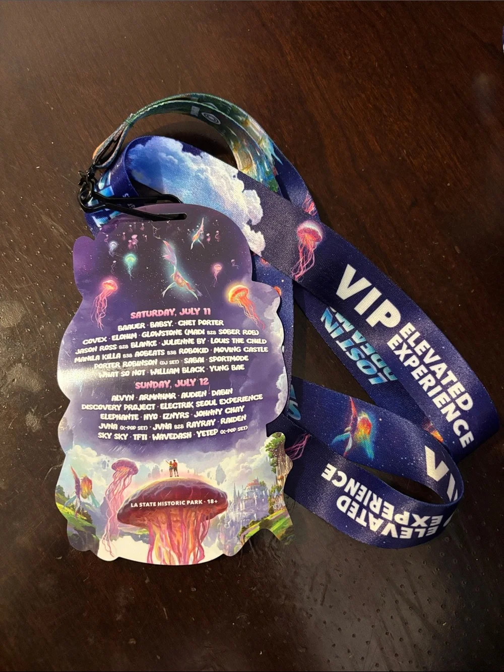 Lost In Dreams 2026 Los Angeles VIP Lanyard
